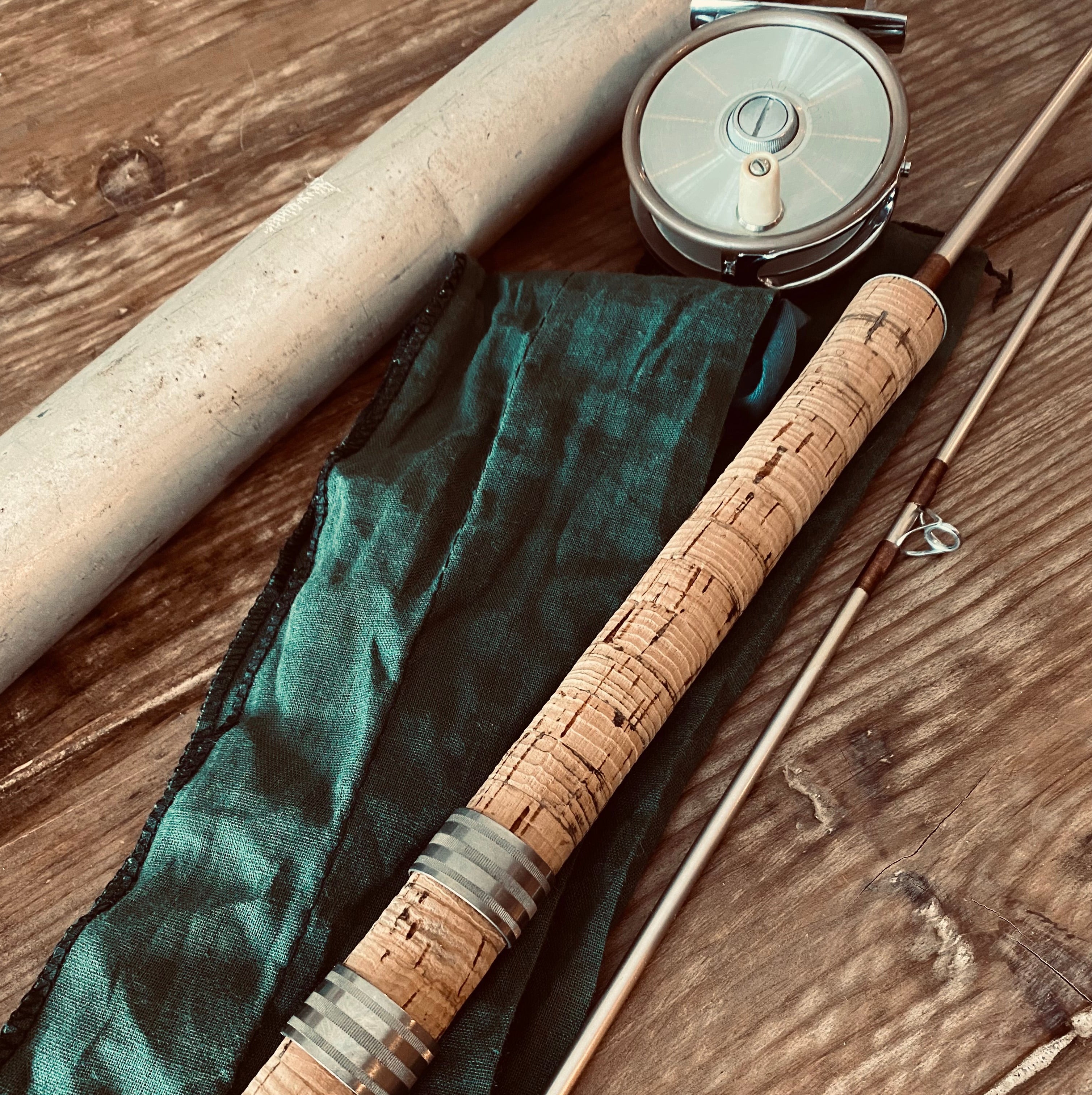 1950s fly reel Meek - No. 55 Vintage Aluminum Fishing Reel: Collectible