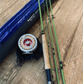 Genwair Pawl Graphite Fly Rod 10’ 6/7 wt + Matching Two-Tone Genwair Reel – Made in Wales