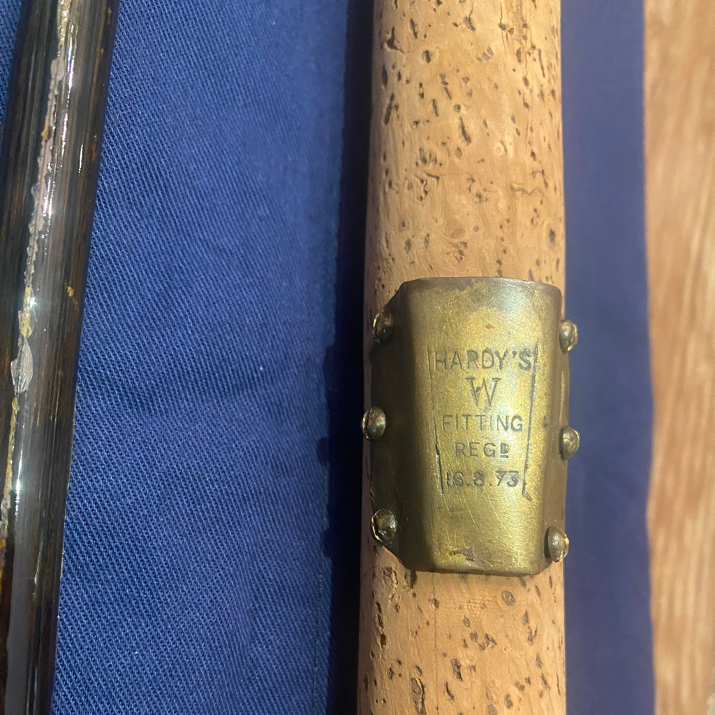 Antique Hardy Bros 12.5’ Greenheart Salmon Fly Rod c.1890 – W Fitting, Original Bag, Comp