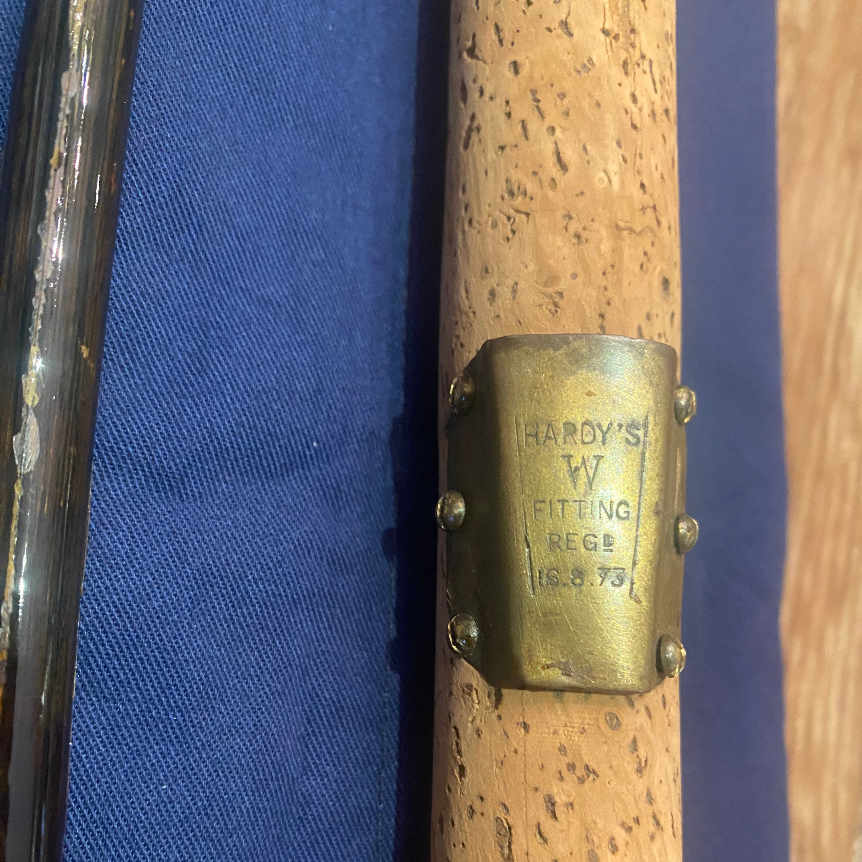 Antique Hardy Bros 12.5’ Greenheart Salmon Fly Rod c.1890 – W Fitting, Original Bag, Comp