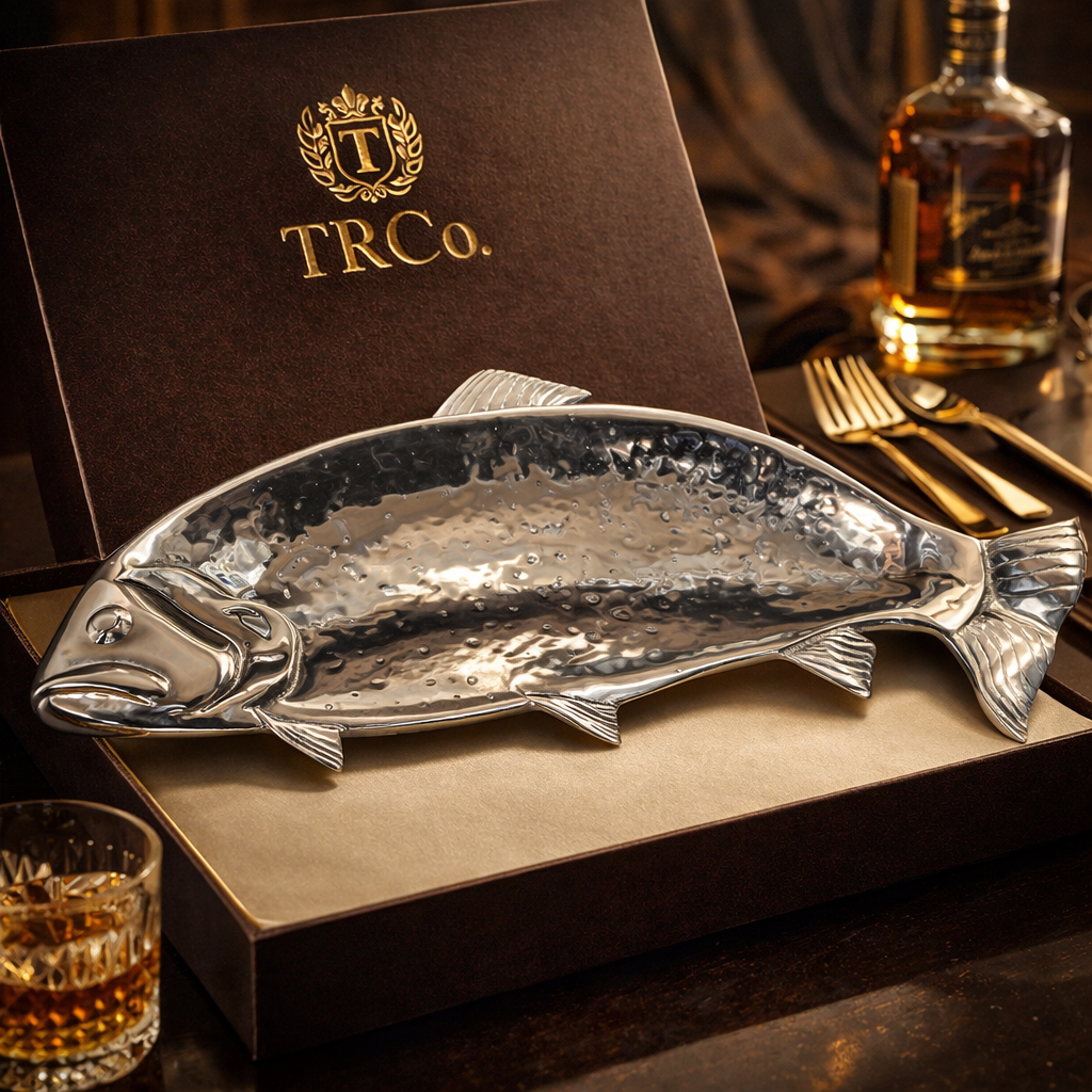 Pewter Fish Serving Platter