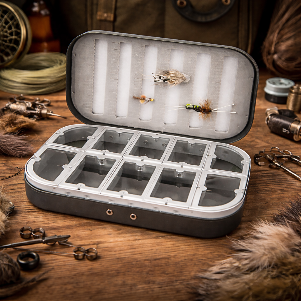 Premium dry fly box