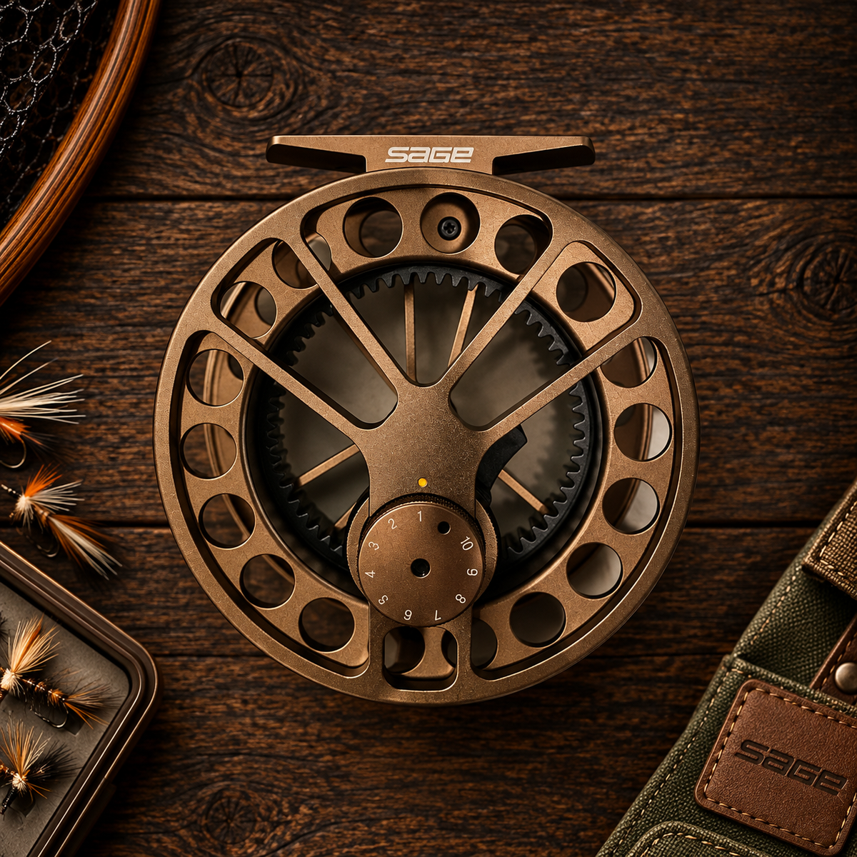 Sage 4560 Fly Reel — Bronze