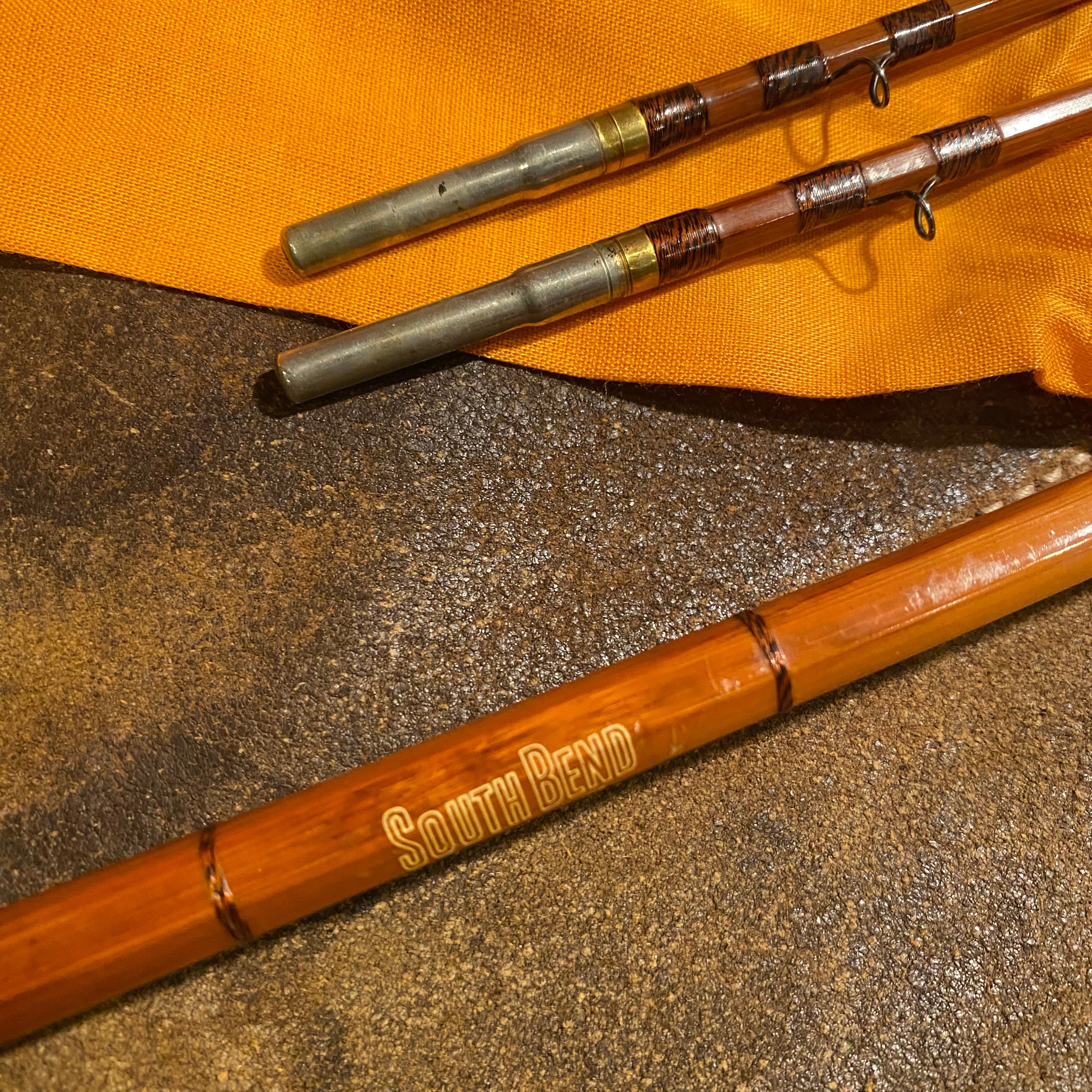 South Bend No. 290 Bamboo Fly Rod 7.5' 3-Piece with Extra Tip | Vintage Collectible
