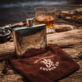 The Reeling Church Square Flask