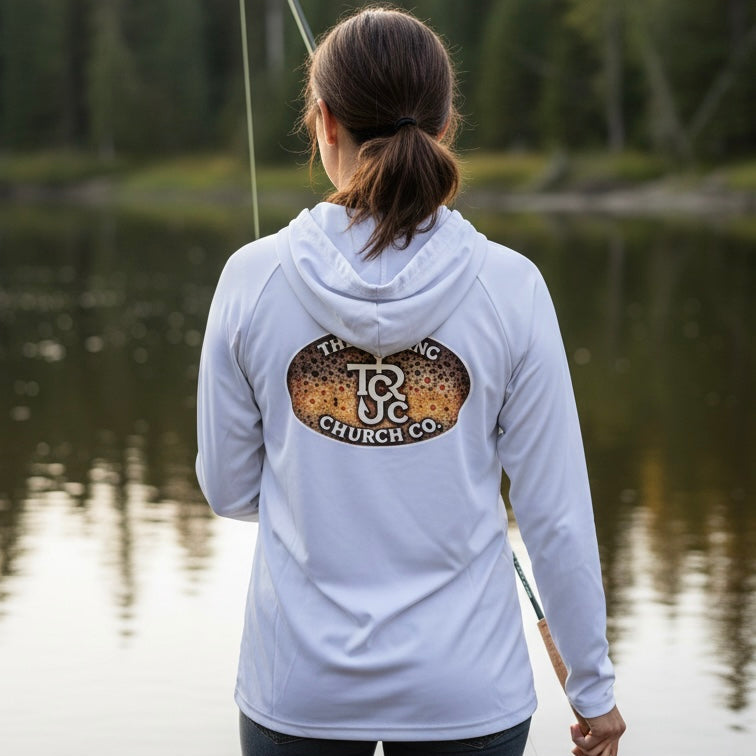Women’s Brown Trout Hoodie