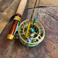 Feather Wright Custom Fiberglass Fly Rod 5wt & Yongzhi 5/6 Reel – 2-Piece Set